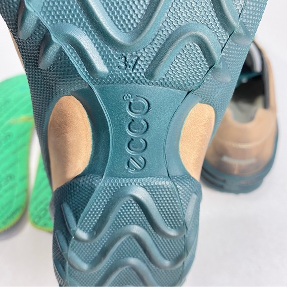 Ecco Minimalist Leather Reflective Hiking Walking Shoes, Women’s 37 EU/ 6-6.5 US - Picture 2 of 16